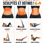 Femme faisant des exercices pour des abdos toniques à la maison