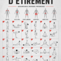 Femme pratiquant des exercices de stretching dans un cadre paisible