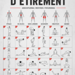 Femme pratiquant des exercices de stretching dans un cadre paisible