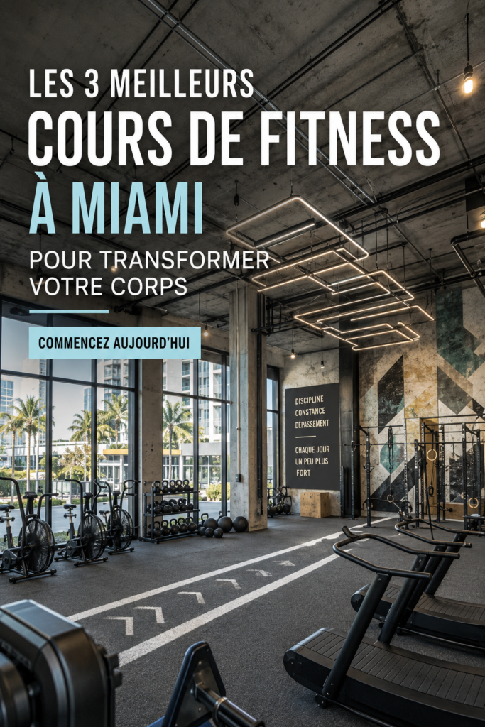 Salle de fitness à Miami avec des femmes faisant du yoga