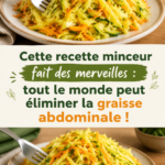 Recette minceur avec des ingrédients sains pour un ventre plat.