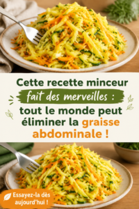 Recette minceur avec des ingrédients sains pour un ventre plat.