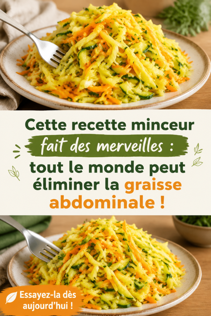 Recette minceur avec des ingrédients sains pour un ventre plat.