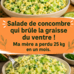Salade de concombre fraîchement préparée avec des herbes