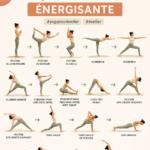 Une femme pratiquant une séquence de yoga énergisante en plein air