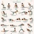 Femme pratiquant des poses de yoga au bureau pour soulager les tensions