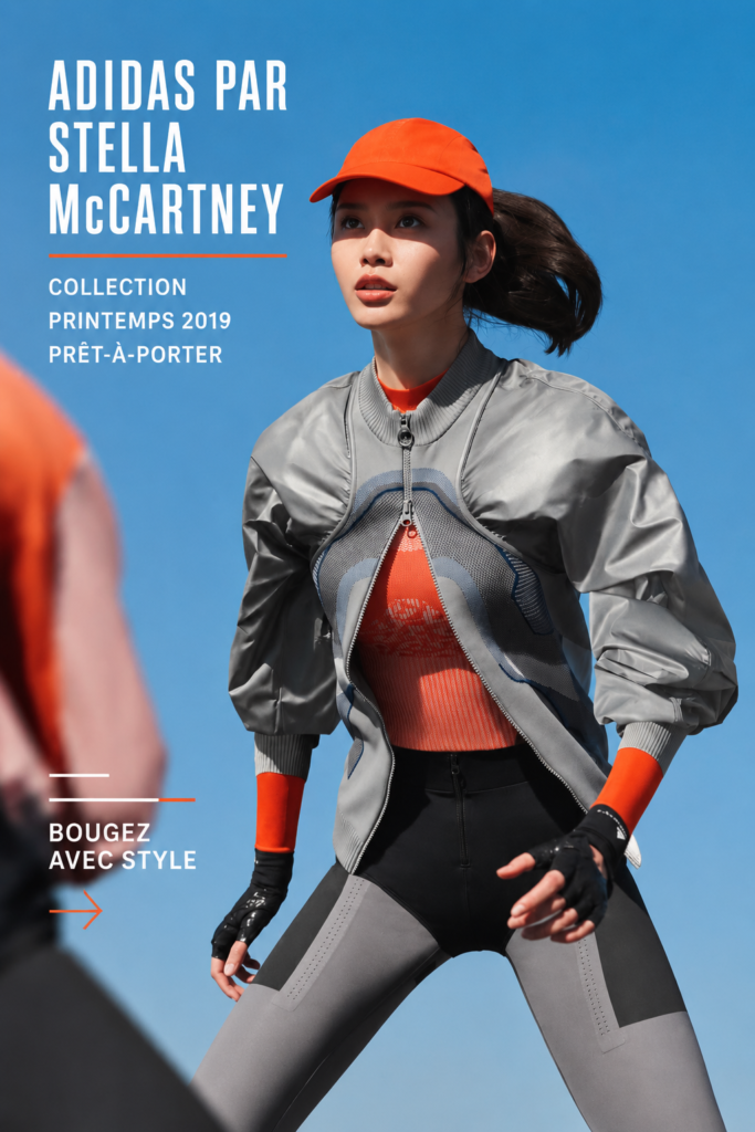 Image de la collection printemps 2019 d'Adidas par Stella McCartney