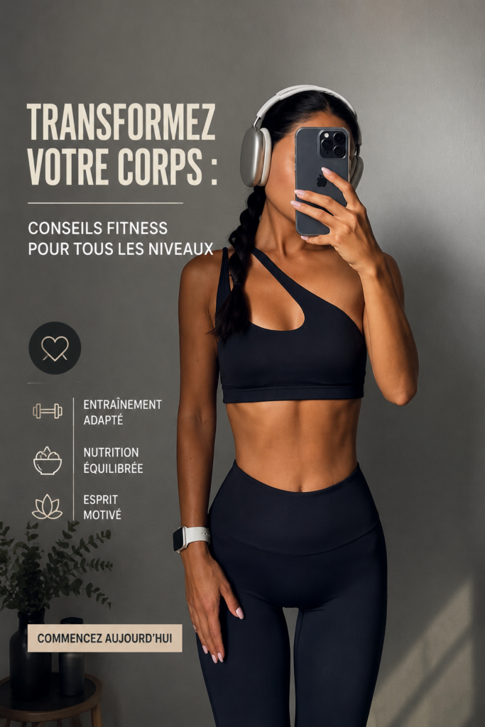 Femme faisant de l'exercice à domicile, représentant un mode de vie actif et fit.
