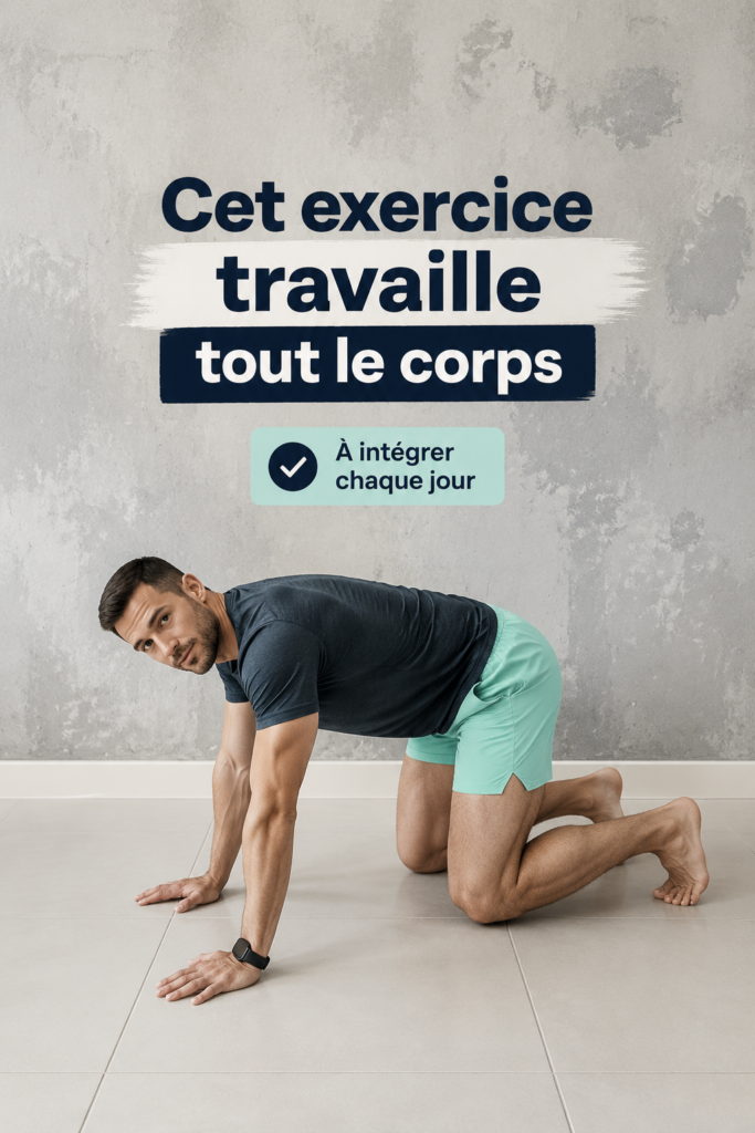 Une femme en pleine séance d'exercice complet pour tonifier son corps