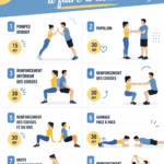 Une femme et un homme faisant du sport ensemble, explorant des exercices amusants à deux.