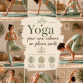 Femme pratiquant le yoga pour la souplesse de la colonne vertébrale