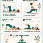 Visuels modernes et féminins pour la pratique du psoas