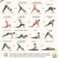 Femme pratiquant une séquence de yoga relaxante dans un environnement serein, favorisant la flexibilité et le bien-être.