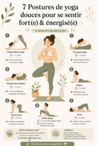 Femme pratiquant le yoga le matin pour se sentir énergique