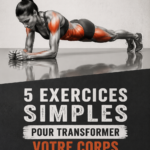 Femme réalisant des exercices simples à la maison pour transformer son corps.