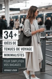Capsule mode pour voyager léger avec plusieurs tenues élégantes.