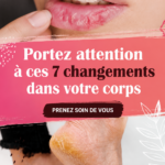 Femme active lisant sur les changements de son corps, symbole d'attention à soi.