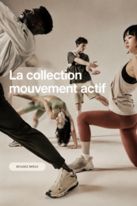 Une sélection de vêtements de la collection Movement Lifestyle pour un style actif et moderne.