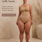 Culottes gainantes Saria beige mettant en avant un design élégant.