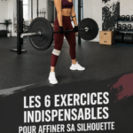 Femme de 30 ans en pleine séance d'exercice, souriante et dynamique, pratiquant des mouvements d'affinement.