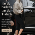Femme moderne portant des pantalons capri avec style en 2026.
