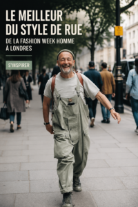 Un montage de looks stylés vus à la London Fashion Week