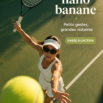 Vêtements stylés de la marque nano banana sur des cintres dans une boutique.