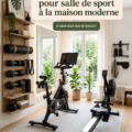 Salle de sport moderne à domicile avec équipement et déco inspirante