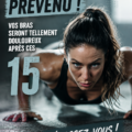 Femme faisant un entraînement de 15 minutes pour les bras à la maison