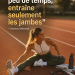 Femme s'entraînant dans un parc, en train de faire des squats pour tonifier ses jambes.