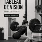 Un vision board esthétique rempli d'images inspirantes et de mots motivants pour 2024