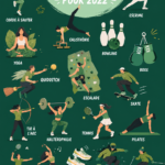 Femme pratiquant une activité sportive créative en plein air