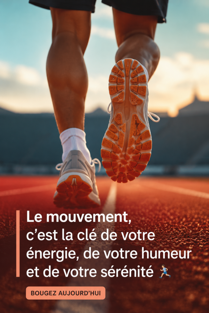 Femme courant dans un parc, souriante, symbolisant l'énergie et la sérénité