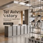 Vue extérieure du nouveau flagship store à Tel Aviv
