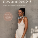 Tenue inspirée des années 80 de Pinky & Kamal avec des couleurs vives et un style rétro.