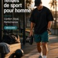 Homme portant une tenue de sport confortable et stylée