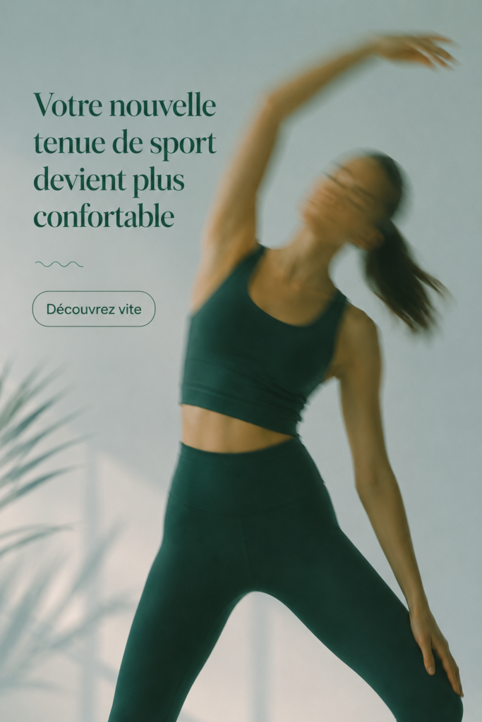 Femme en tenue de sport confortable dans un parc pendant une séance d'entraînement