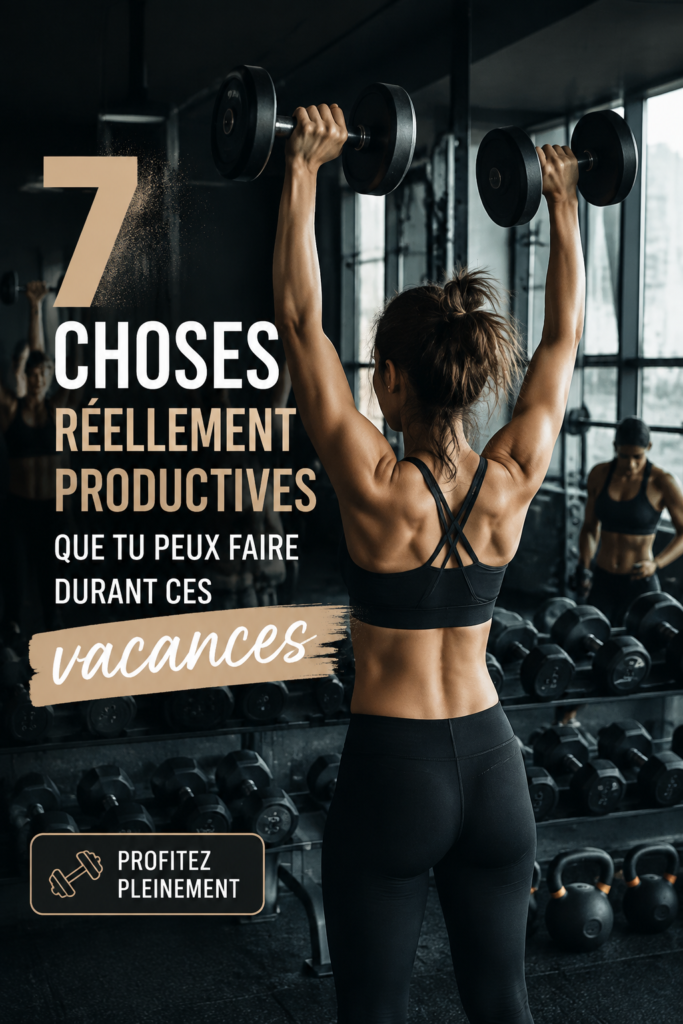 Idées d'activités pour des vacances productives