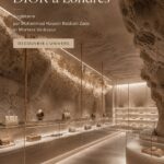 Showroom Dior à Londres, un espace élégant et créatif de mode et d'art.