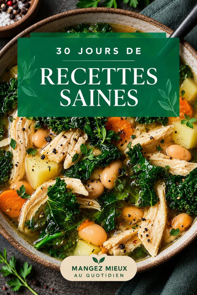 Assiette de plats variés et sains avec des légumes colorés et des protéines.