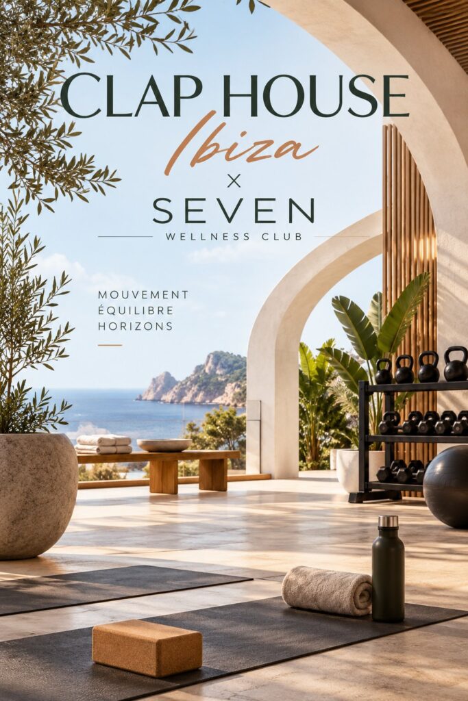Vue du CLAP HOUSE à Ibiza, un espace de bien-être et de détente