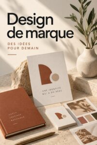 Un exemple de design de marque moderne affichant une identité visuelle colorée et contemporaine.