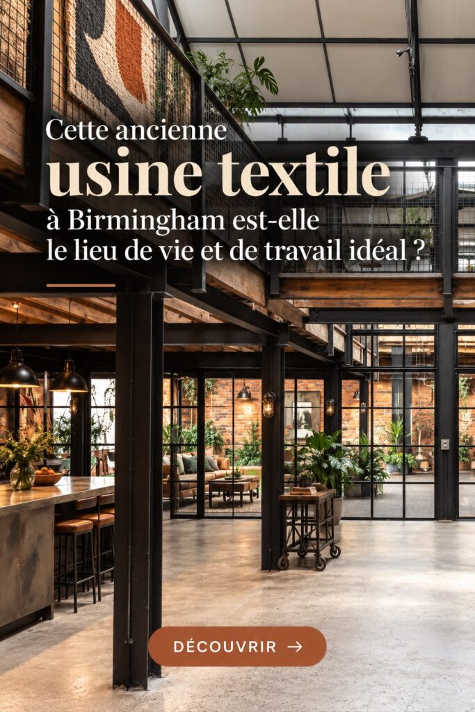 Ancien site textile à Birmingham transformé en espace de vie et de travail
