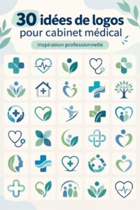 Exemples inspirants de logos médicaux créatifs