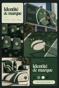 Création d'une identité de marque sportive moderne et engageante