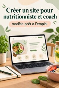 Un coach nutritionnel utilisant un modèle de programme personnalisé