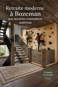 Refuge moderne à Bozeman avec des accents de ferme
