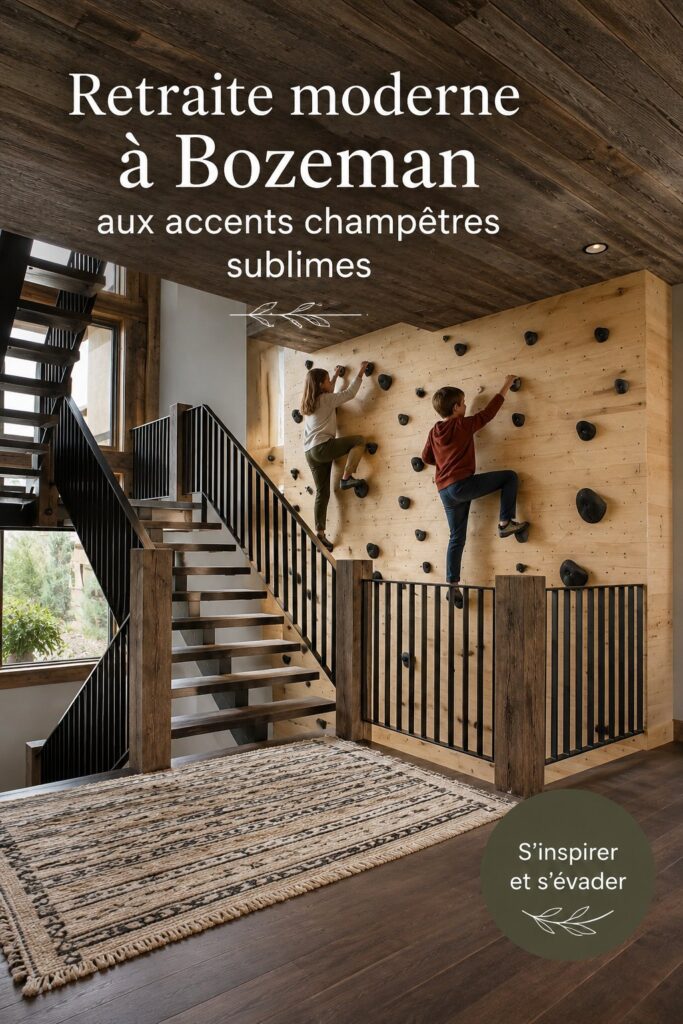 Refuge moderne à Bozeman avec des accents de ferme