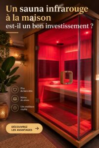 Sauna infrarouge à domicile dans une ambiance relaxante