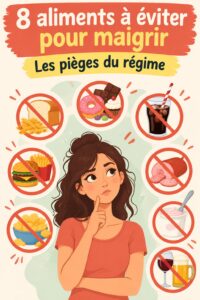 Femme préparant un repas sain sans aliments à éviter pour maigrir